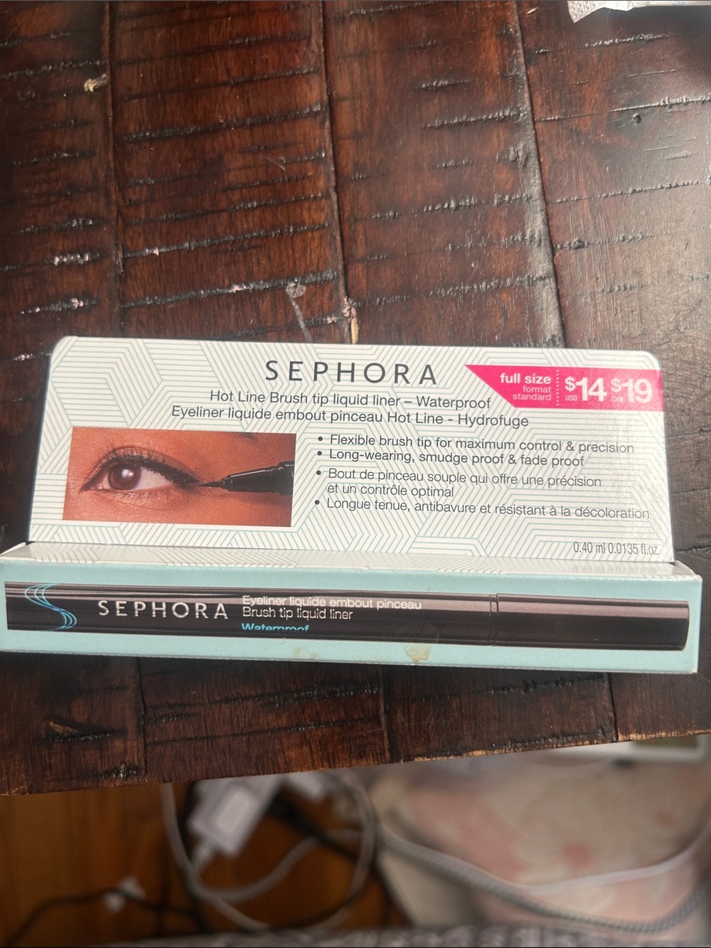 Sephora Waterproof Brush Tip Liquid Eyeliner - Black